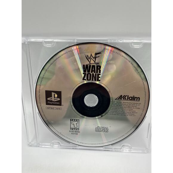 WWF War Zone -- Greatest Hits (Sony PlayStation 1, 1998) - Picture 5 of 5